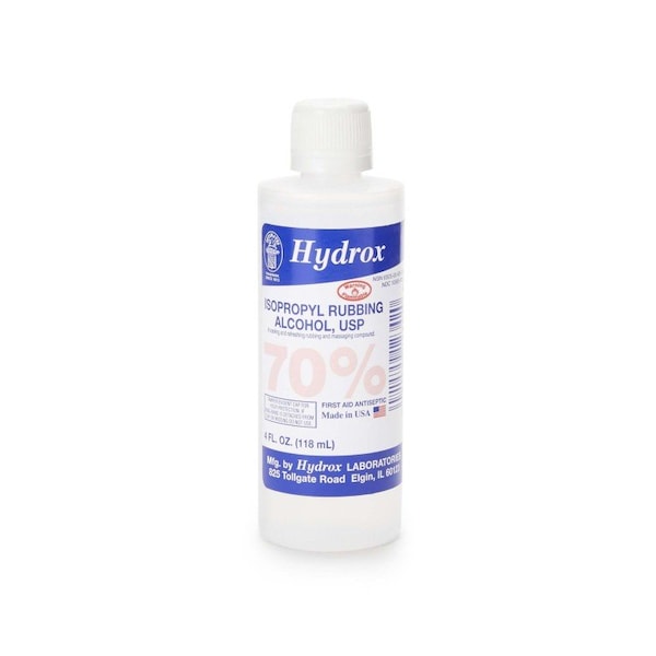 Mckesson Hydrox Isopropyl Alcohol Antiseptic, 4 oz, 60PK HDX-I0020 - main